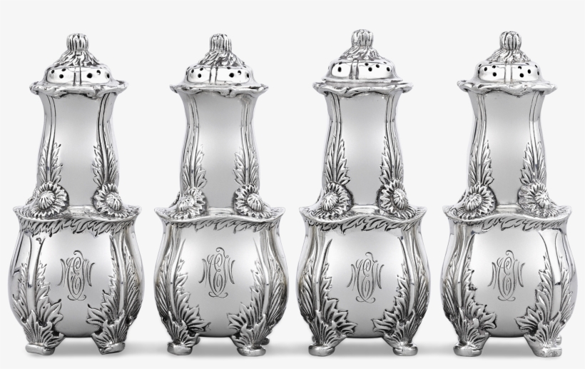 Tiffany & Co Chrysanthemum Salt And Pepper Shakers - Salt And Pepper Shakers, transparent png download