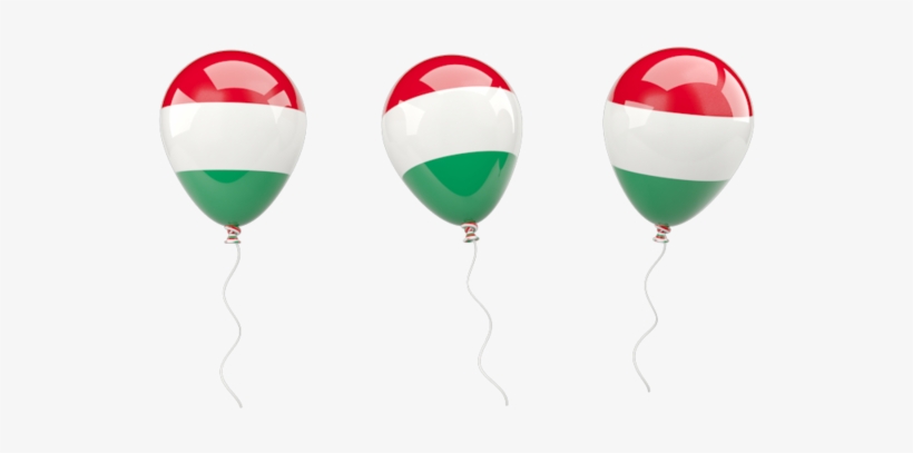 Hungary Flag Free Png Image - Tricolour Balloon, transparent png download
