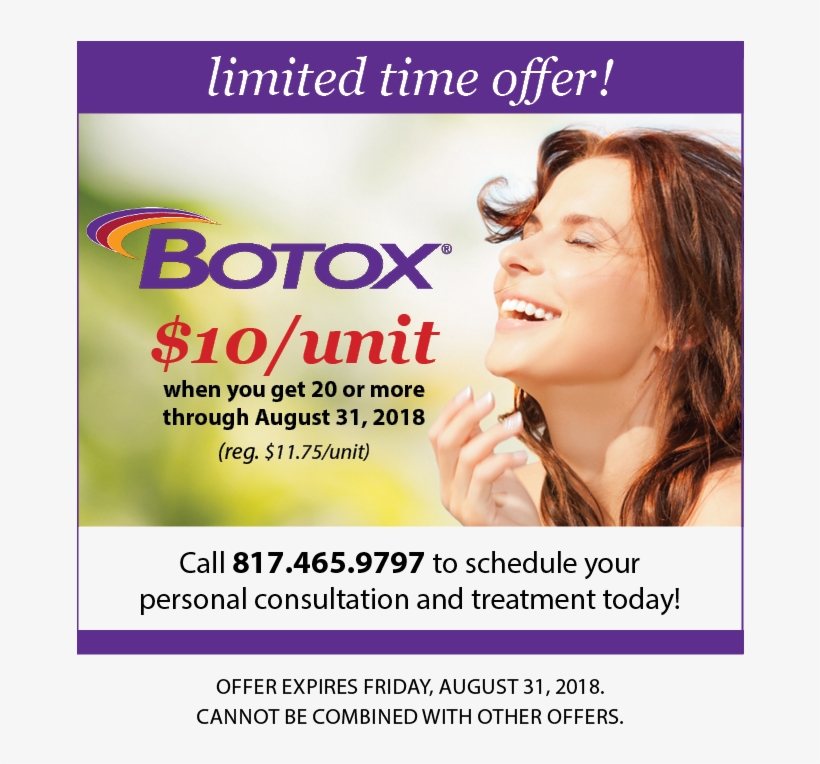 Limited Time Offer On Botox - Botox Cosmetic, transparent png download