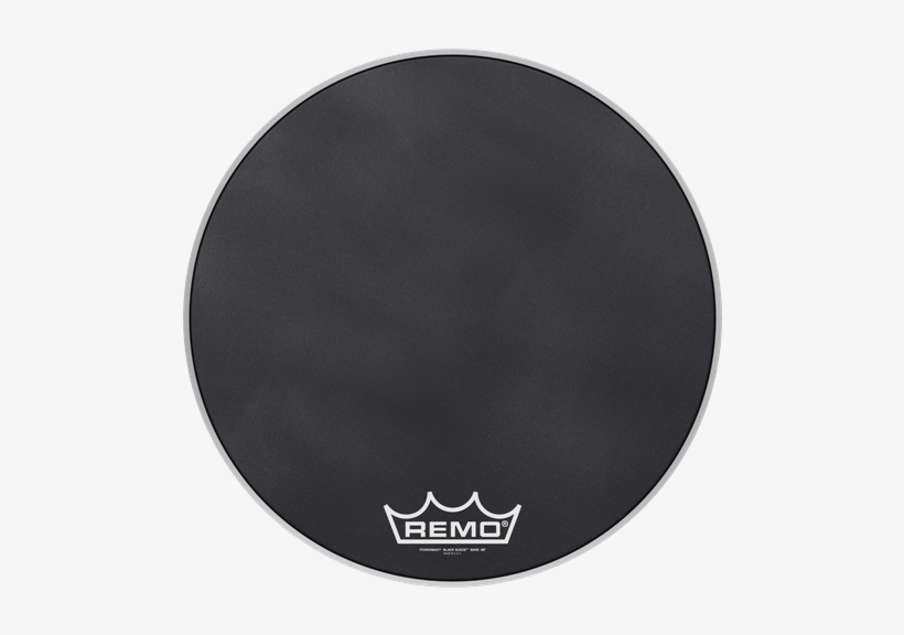 Powermax® Black Suede™ Crimplock® Bass Drumhead, 22" - Remo Drum Heads Marching, transparent png download