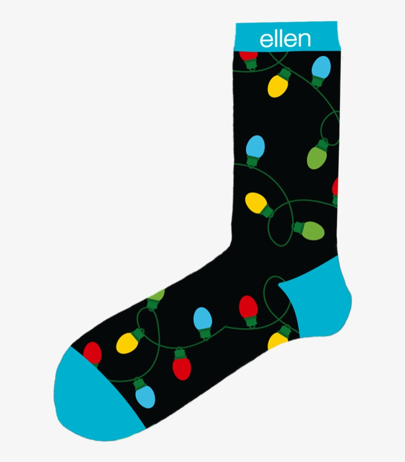 Holiday Lights Socks - Holiday, transparent png download
