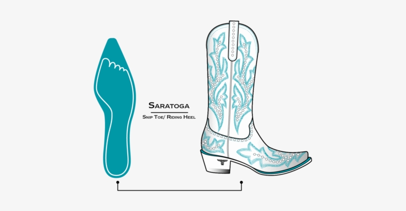 Lane Boot Saratoga Boot Sole Shape - Shoe, transparent png download