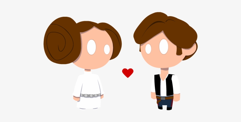 Han And Leia Png, transparent png download
