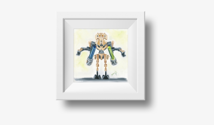 Gen Grievous Print - Picture Frame, transparent png download