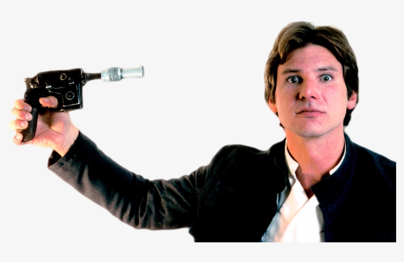 Han Solo Outtake From Original Photo Shoot - Han Solo Transparent Background, transparent png download