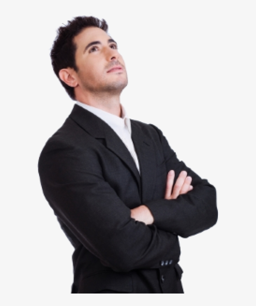 Thinking Man Png Free Download - Man Thinking Png, transparent png download