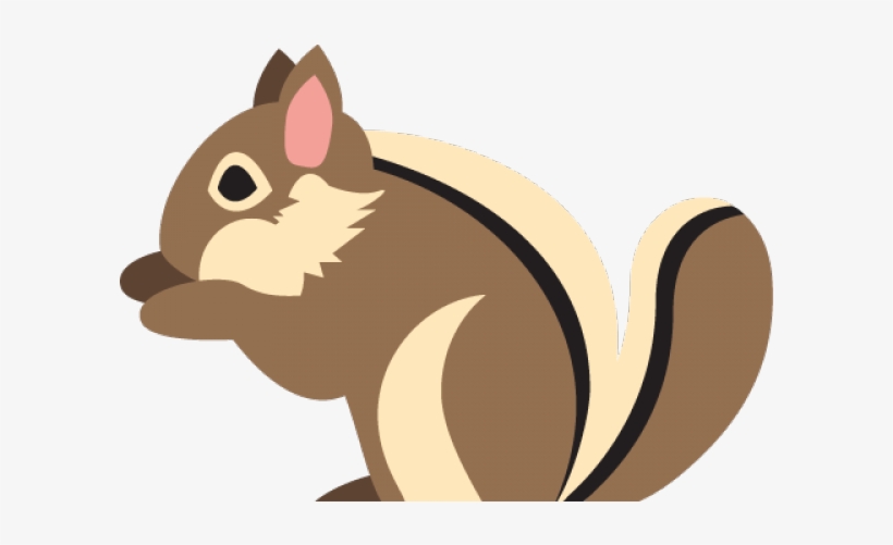 Chipmunk Clipart Grey Squirrel - Emoticon, transparent png download