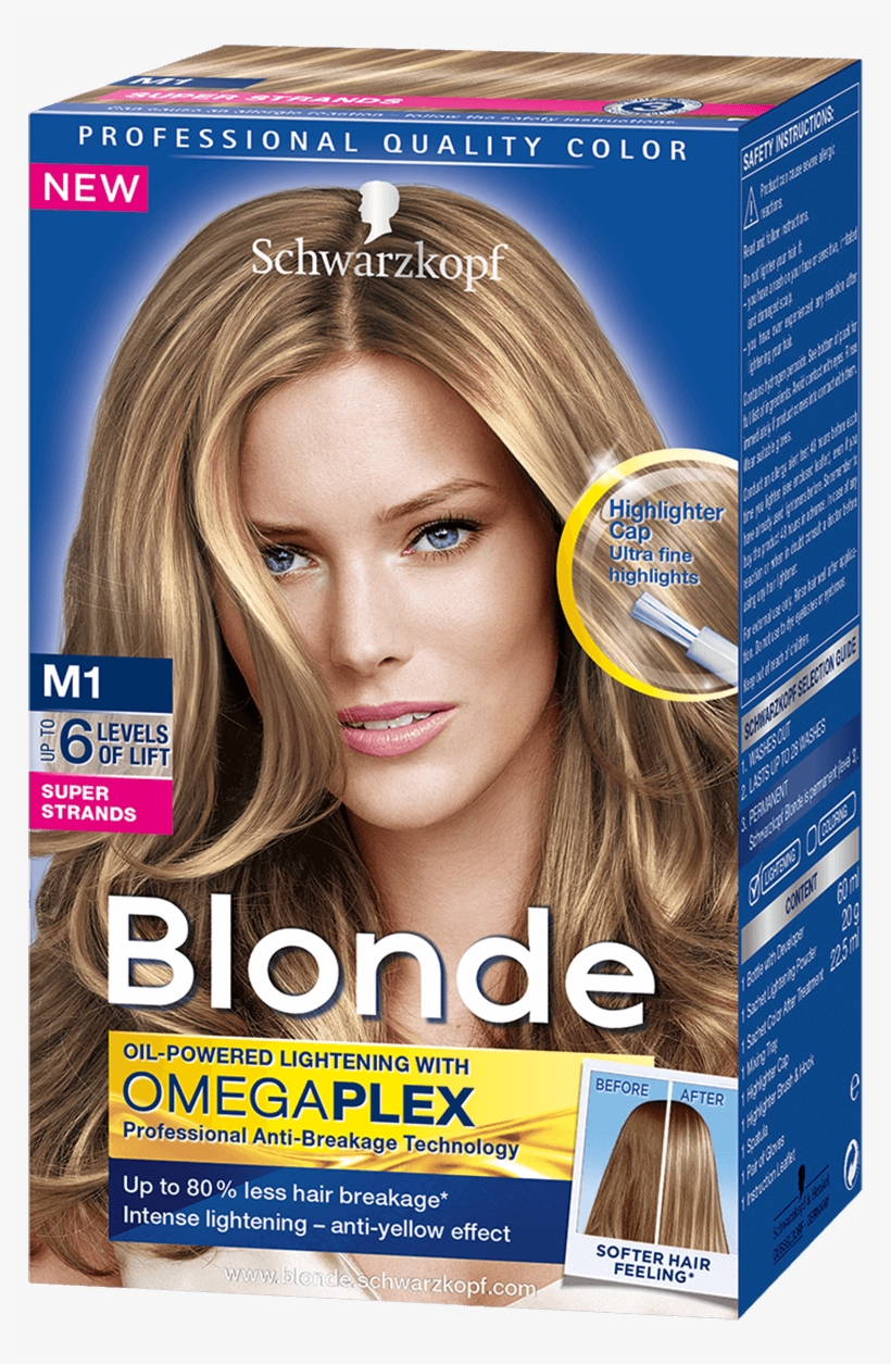 Blonde Strands M1 Super Strands - Schwarzkopf Blonde, transparent png download