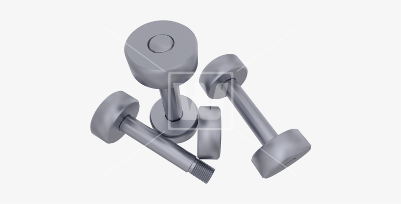 Gym Dumbbells - Dumbbell, transparent png download