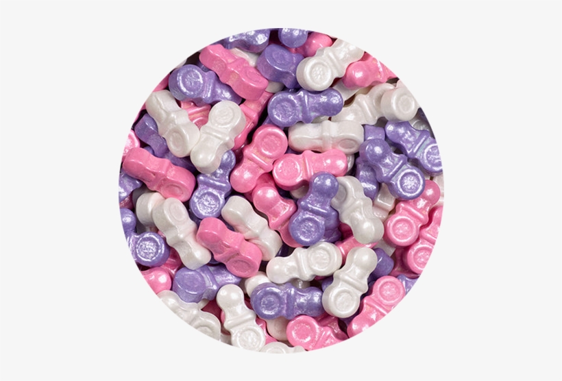 Shimmer Girl Mix Pacifiers Sweet Shapes Candies - Sweetworks Candy Pacifier Girl Mix Shimmer, transparent png download
