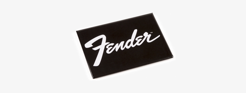 Fender Logo Magnet - Fender Logo Magnet Black, transparent png download