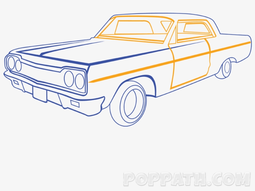 Jpg Library Download How To Draw A Pop Path The - Car, transparent png download
