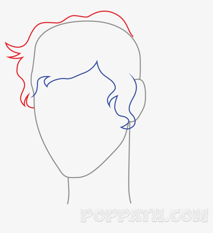 Finish Off The Left Side Of The Head By Adding Messy, transparent png download
