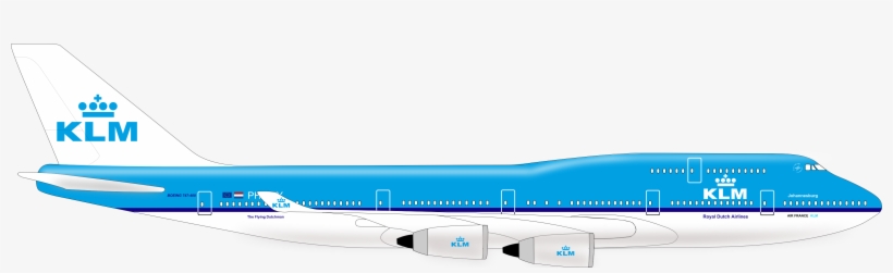 Klm Boeing 747 - Air France, transparent png download