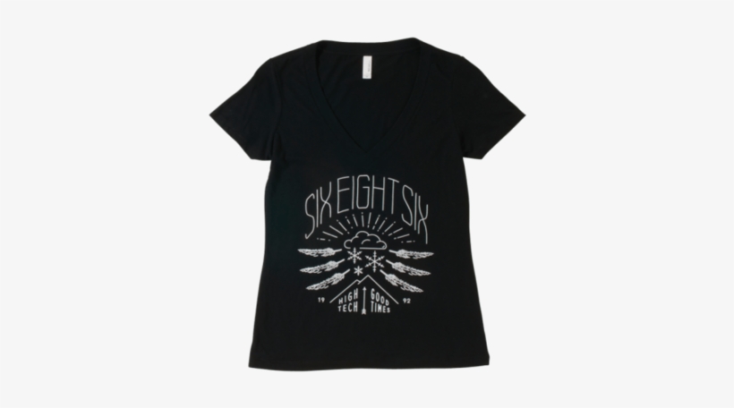 Women's Moutain V-neck - Child, transparent png download