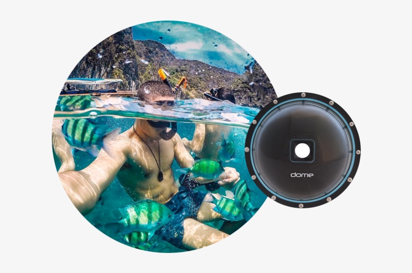Goprodome - Go Pro Dome Accessory, transparent png download