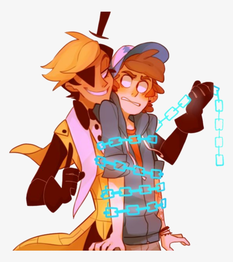 Billdip Gf Render Fanart Bill And Dipper PNG Image Transparent PNG