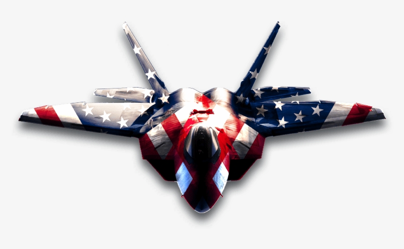 Patriotic Air Force American Flag Design - Aerospace Manufacturer, transparent png download