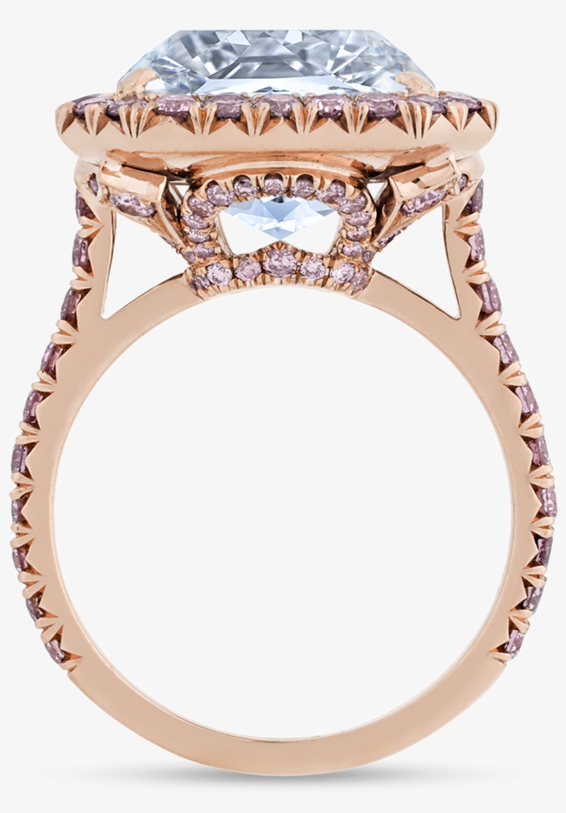 Fancy Blue Diamond Ring, - Blue Diamond, transparent png download