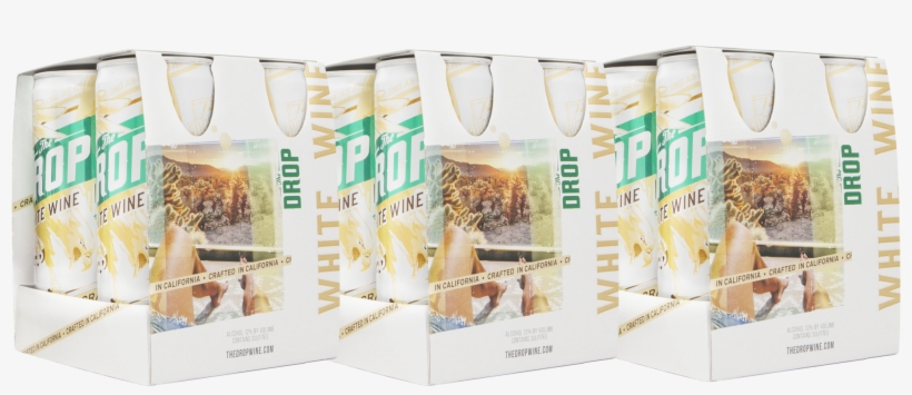 Cali White - Drop California White Wine 4-250ml Cans Nv 750ml, transparent png download