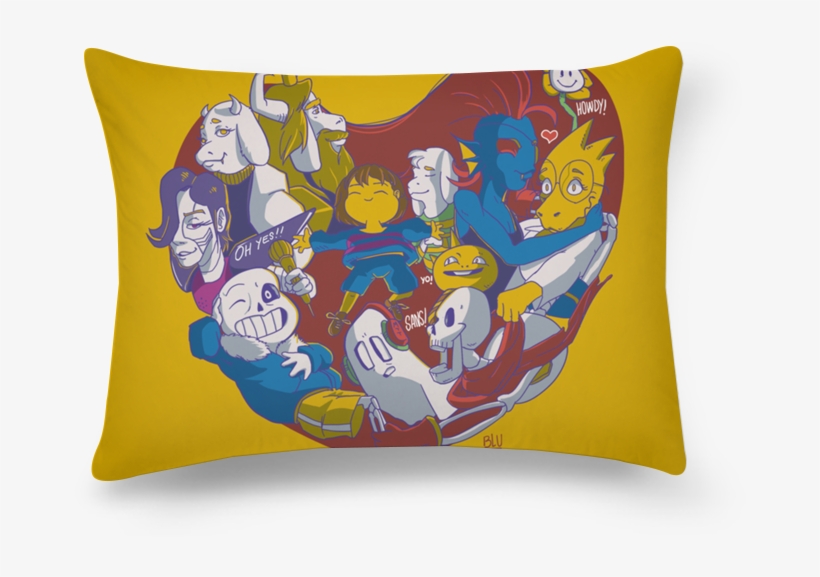 Almofada Retangular I Love Undertale De Gabriel Nemer - Flowey, transparent png download