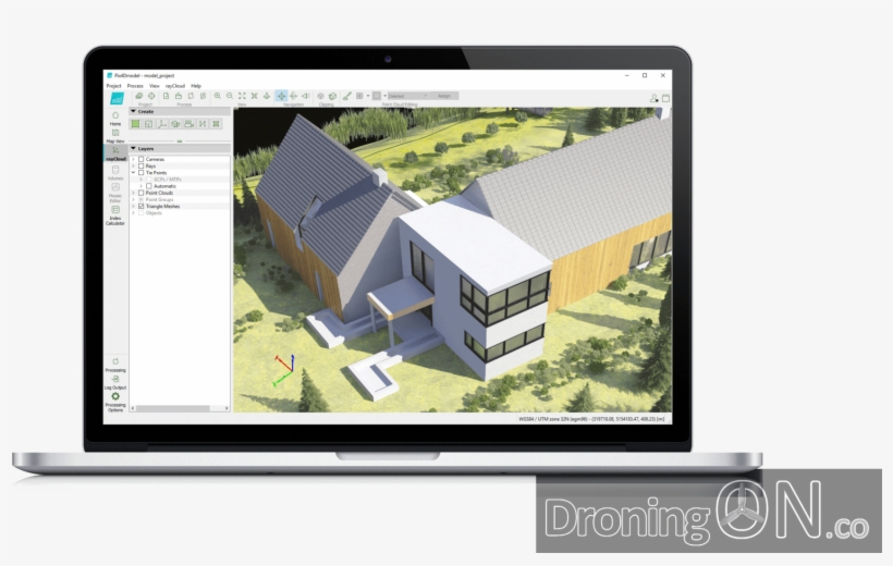 Parrot Bebop 2 Is Now 3d Mapping Capable - Parrot Bebop-pro 3d Modeling, transparent png download