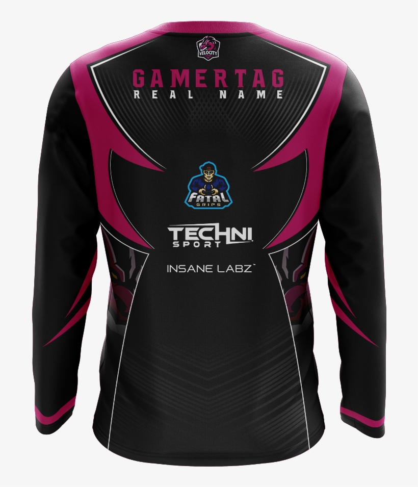 Velocity Gaming Long Sleeve - Long-sleeved T-shirt, transparent png download