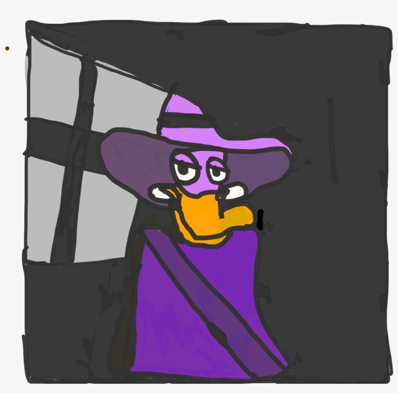 Darkwing Duck - Cartoon, transparent png download