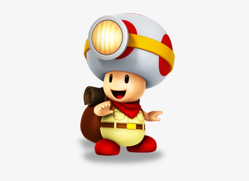 Toad Transparent Super Smash Bro - Captain Toad Smash Bros, transparent png download