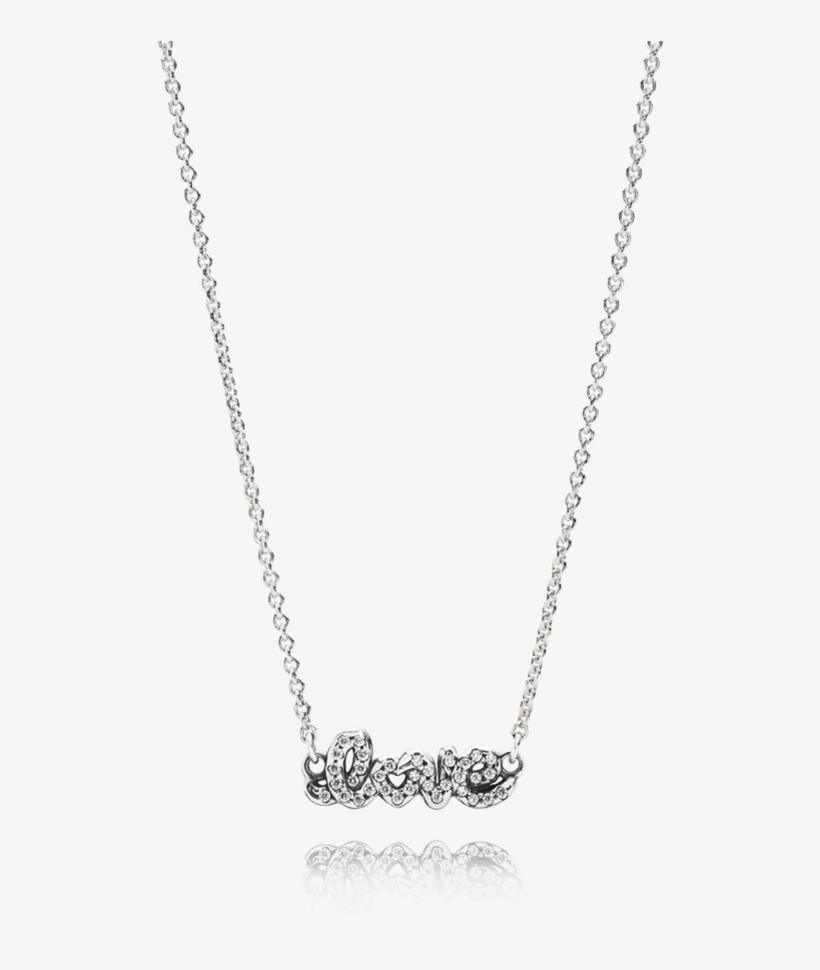 Pendant Pandora Necklace Signature Of - Pandora Bracelet Sterling Silver, transparent png download