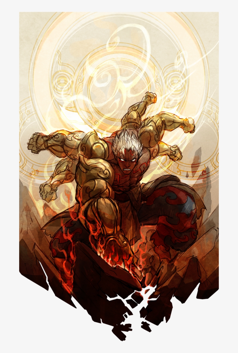 No Caption Provided - Asura's Wrath Fan Art, transparent png download