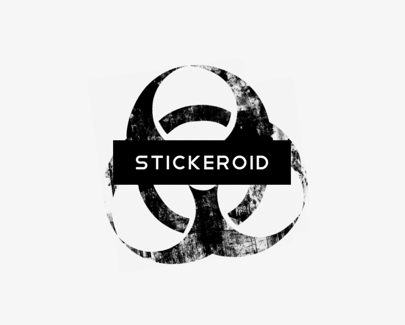 Biohazard Symbol - Png Biohazard Grunge, transparent png download