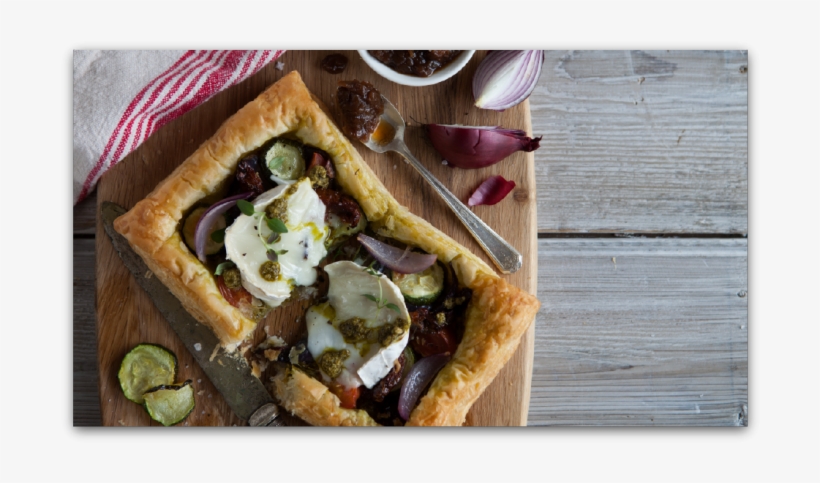 Nanny Mcbrie And Mediterranean Roasted Veg Puff Pastry - Puff Pastry, transparent png download