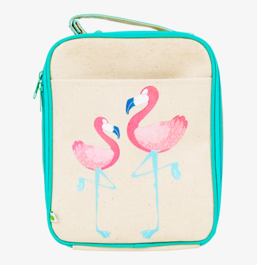 Aqua Flamingo Insulated Lunch Bag - Apple And Mint Aqua Flamingo Ipad Case, transparent png download