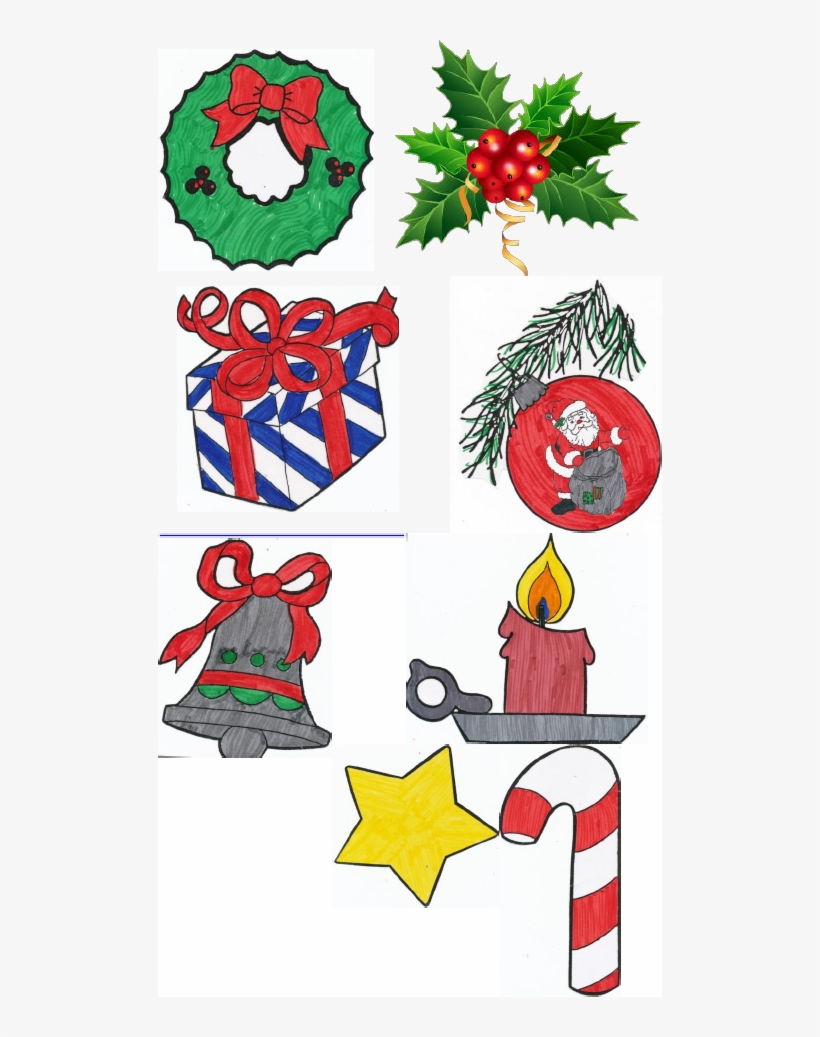 My Two Drew The Remaining Symbols Out Of The Paper - Non Denominational Holiday Icons, transparent png download