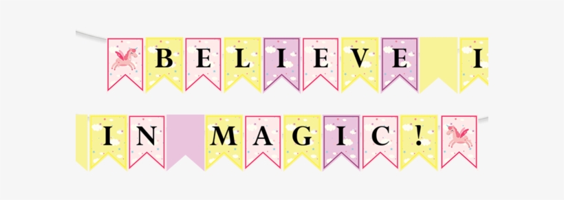 Adrianna Unicorn Party Bunting - Dubai, transparent png download