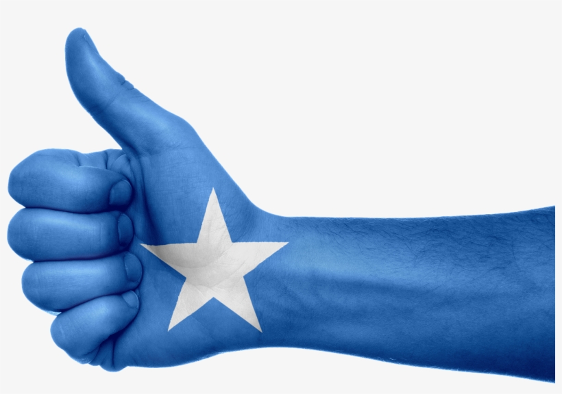 Somalia Flag Hand - Somalia Lippu, transparent png download