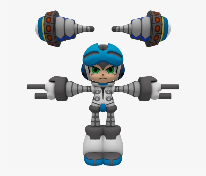 Download Zip Archive - Mighty No 9 Model, transparent png download