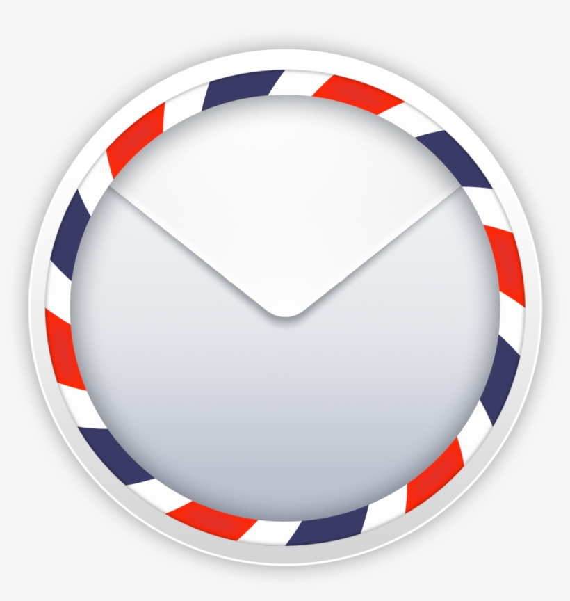 How Can I Create A Vcalendar File Using Vb - Airmail Icon Black, transparent png download