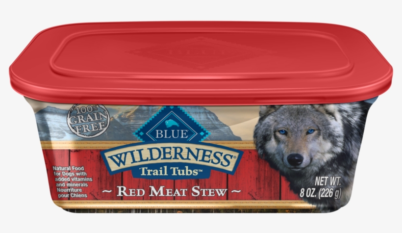 Blue Buffalo Wilderness Trail Tubs Grain Free Red Meat - Blue Buffalo Dog Food, transparent png download