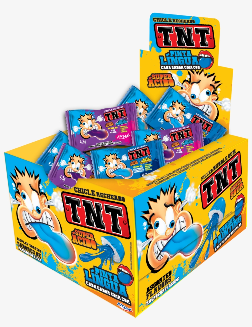 Tnt Tongue Paint Bubble Gum - Riclan Tnt, transparent png download