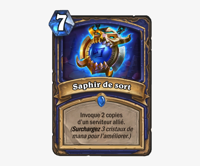Seconde Carte À Amélioration Dévoilée, Le Saphir De - Hearthstone Kobolds And Catacombs Cards, transparent png download