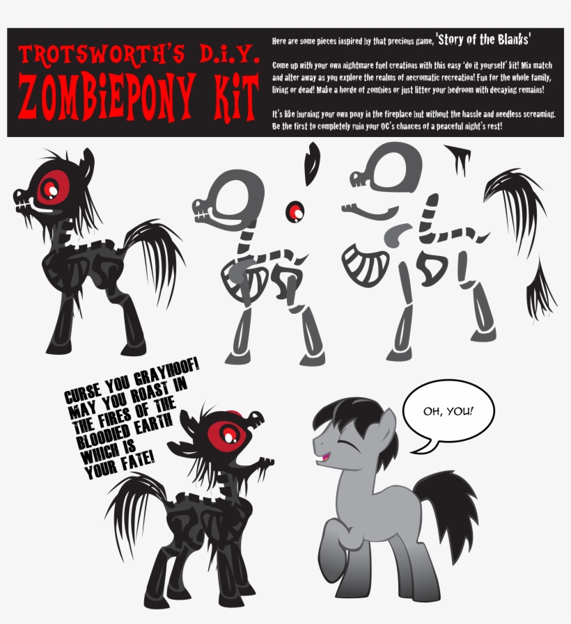 Y Here Are Some Pieces Inspired By That Precious Game, - Story Of The Blanks Zombies, transparent png download