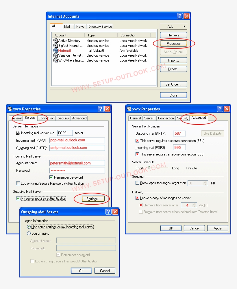 Set Up According To The Images Bellow - Microsoft Outlook, transparent png download