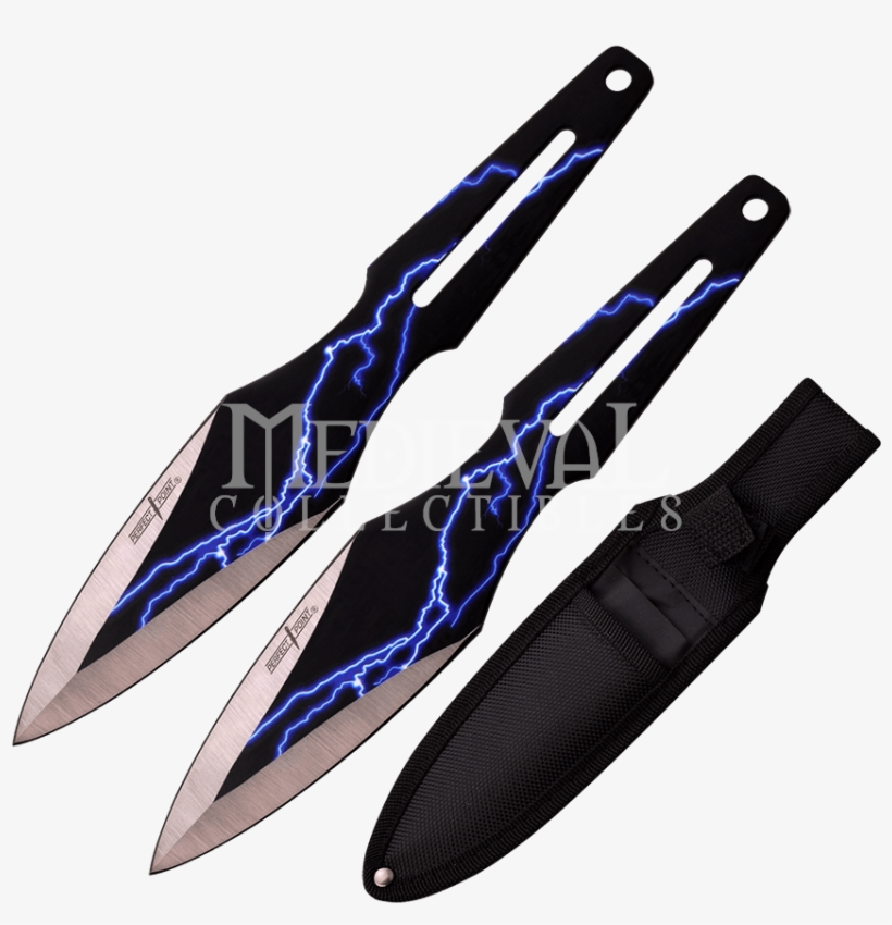 Electricity Throwing Knife Set - Electricity Knife, transparent png download