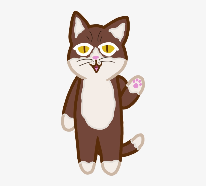Cookie Cat No, I'm Cat Cookie - Illustration, transparent png download