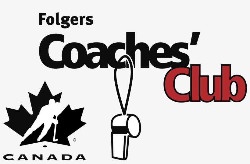 Coaches' Club Logo Png Transparent - Hockey Canada Logo Black And White, transparent png download