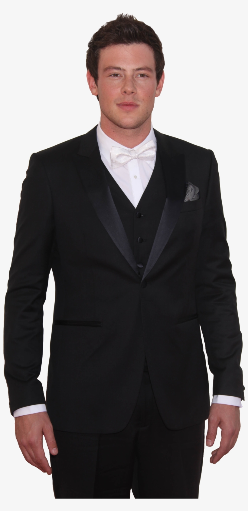 Cory Monteith Png Pic - Bow Tie Tuxedo Girl, transparent png download