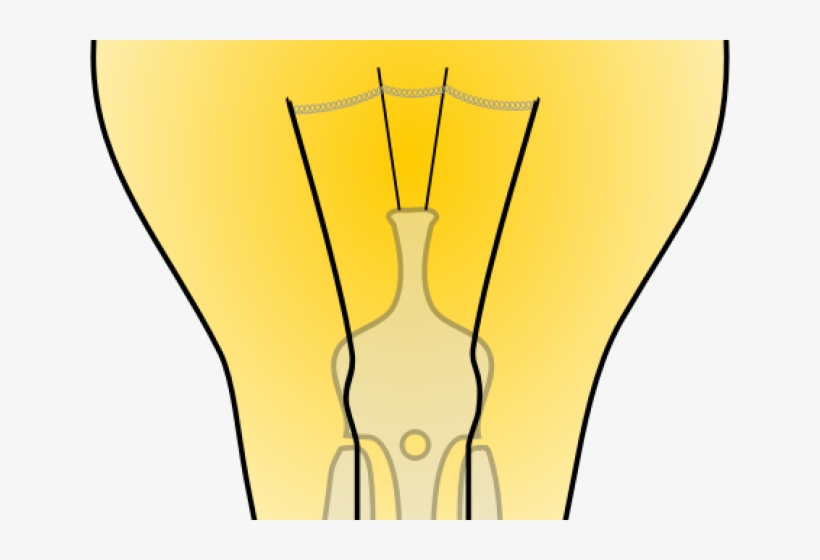Light Bulb Clipart Lit - Illustration, transparent png download