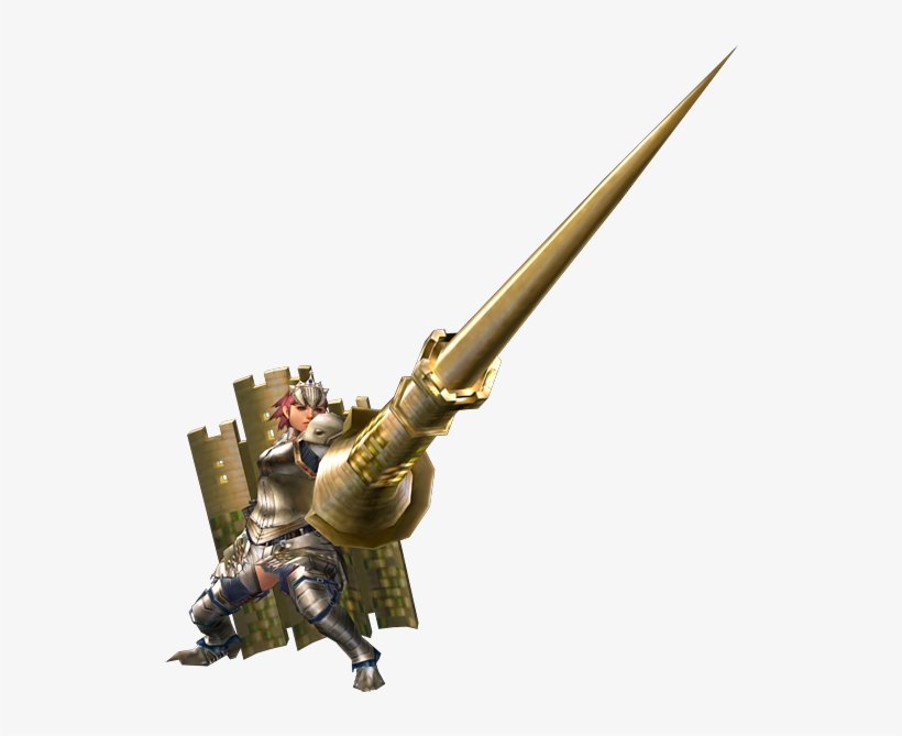 174kib, 533x600, 1467069843309 - Monster Hunter Tri Lance, transparent png download